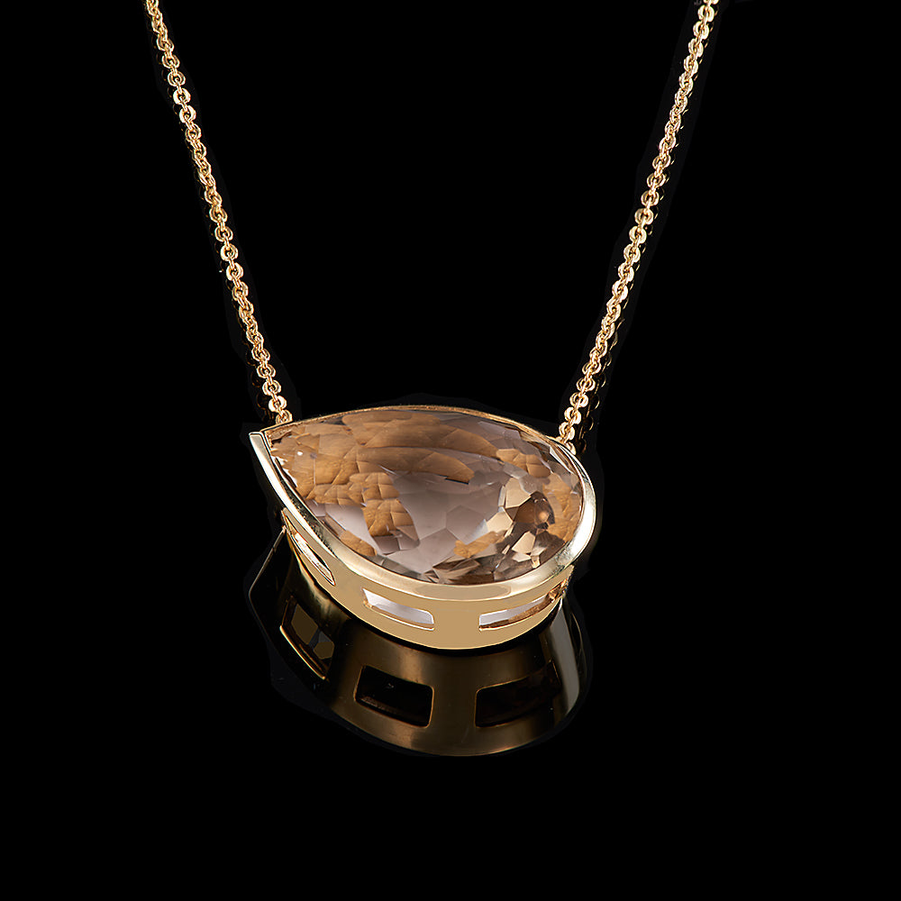 The Self Esteem Pendant | Smoky Quartz