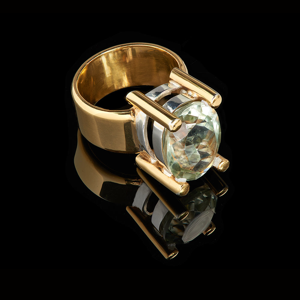 The Carole Ring | Green Amethyst
