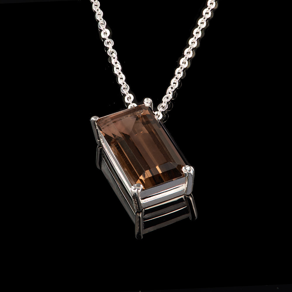 The Maria Pendant | Smoky Quartz