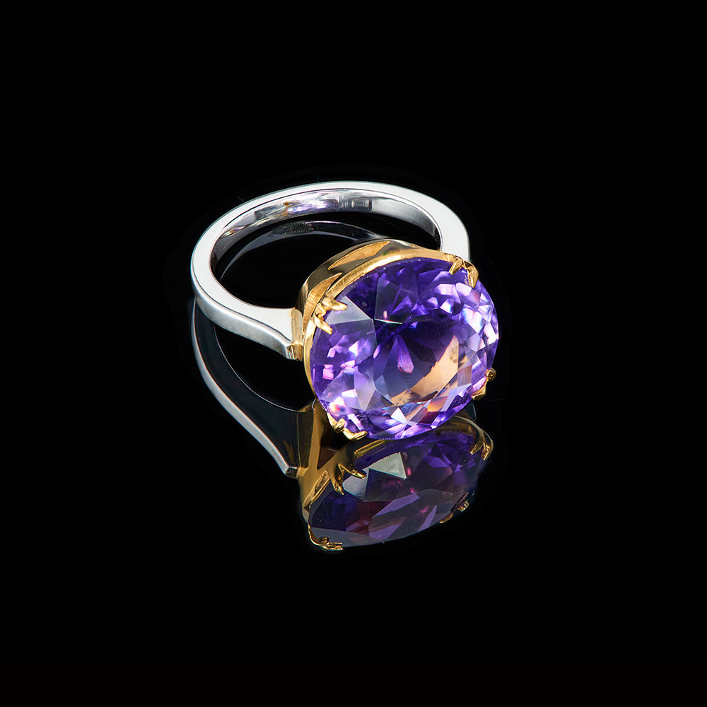 The Jean Ring | Purple Amethyst