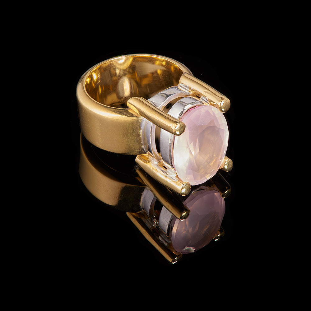 The Carole Ring | Rose Quartz