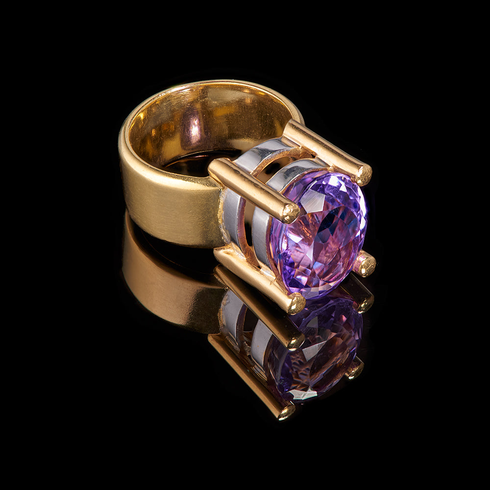 The Carole Ring | Purple Amethyst
