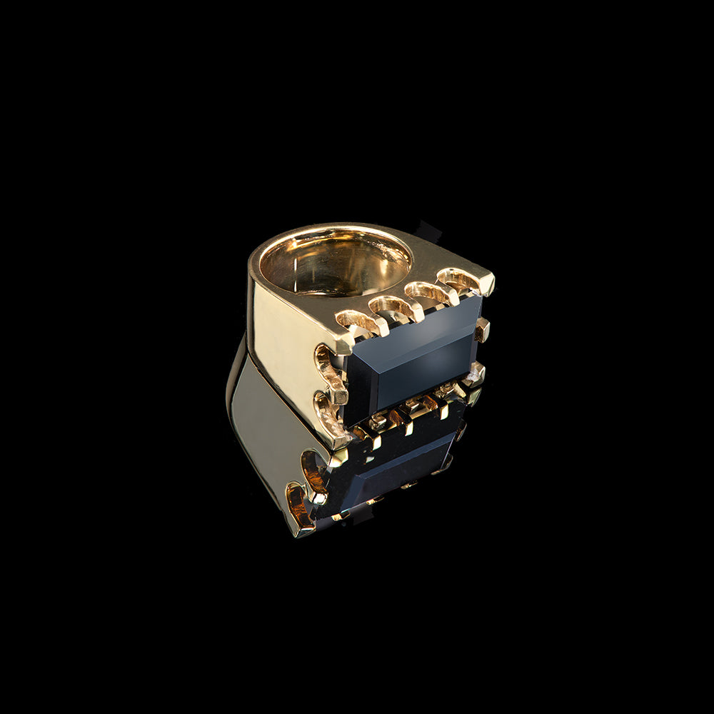 The Lina Ring | Black Onyx