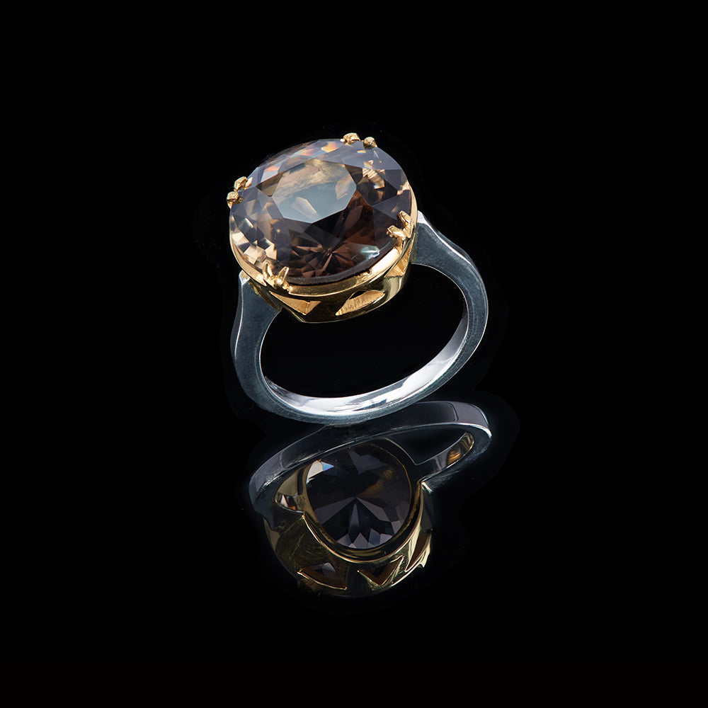 The Jean Ring | Smoky Quartz