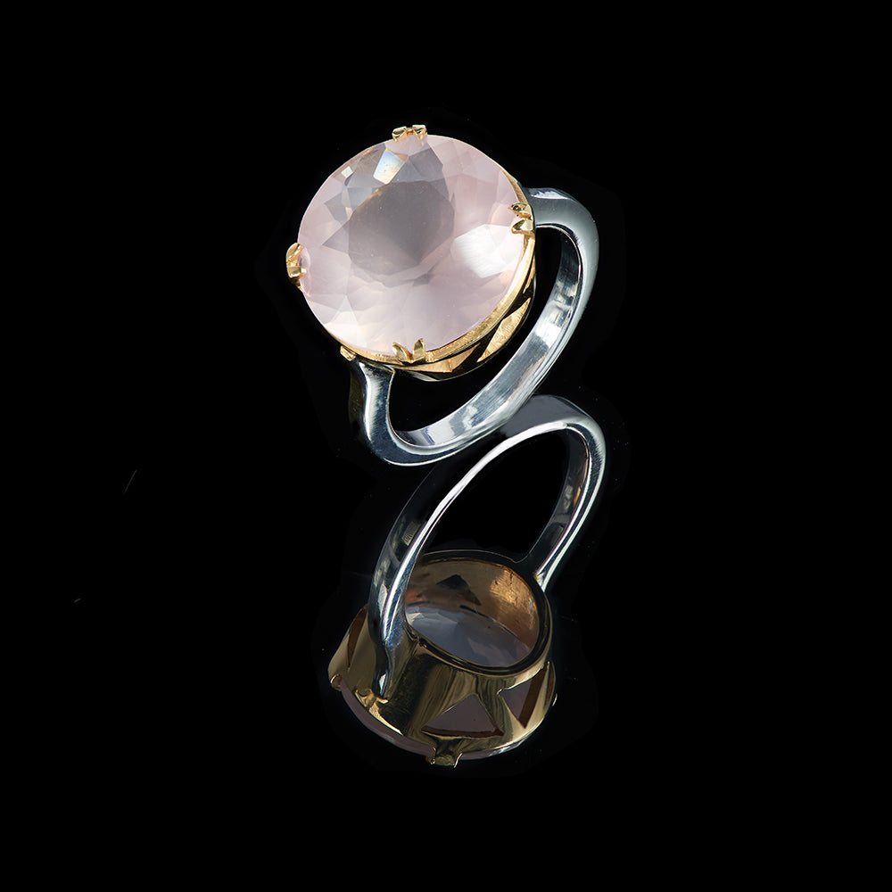 The Jean Ring | Rose Quartz