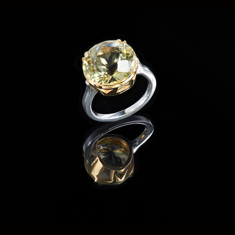 The Jean Ring | Lemon Quartz