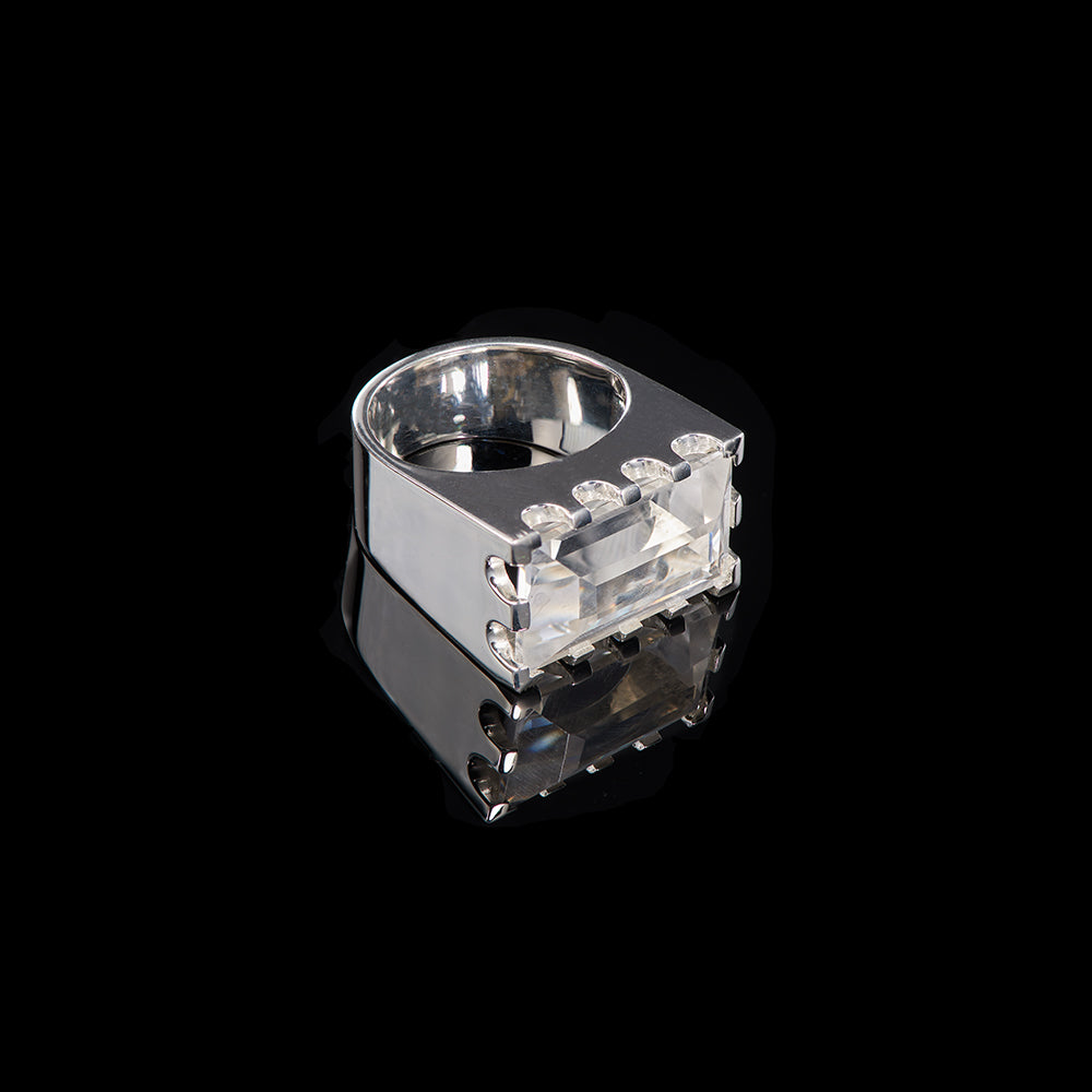 The Lina Ring | White Topaz