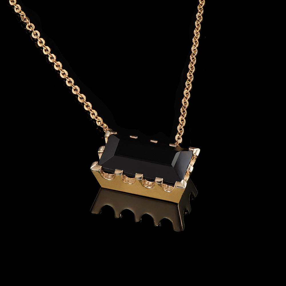 The Lina Pendant | Black Onyx
