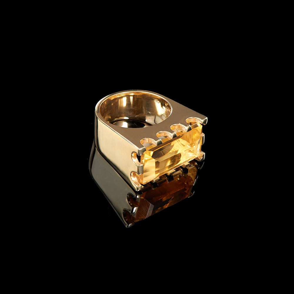 The Lina Ring | Citrine