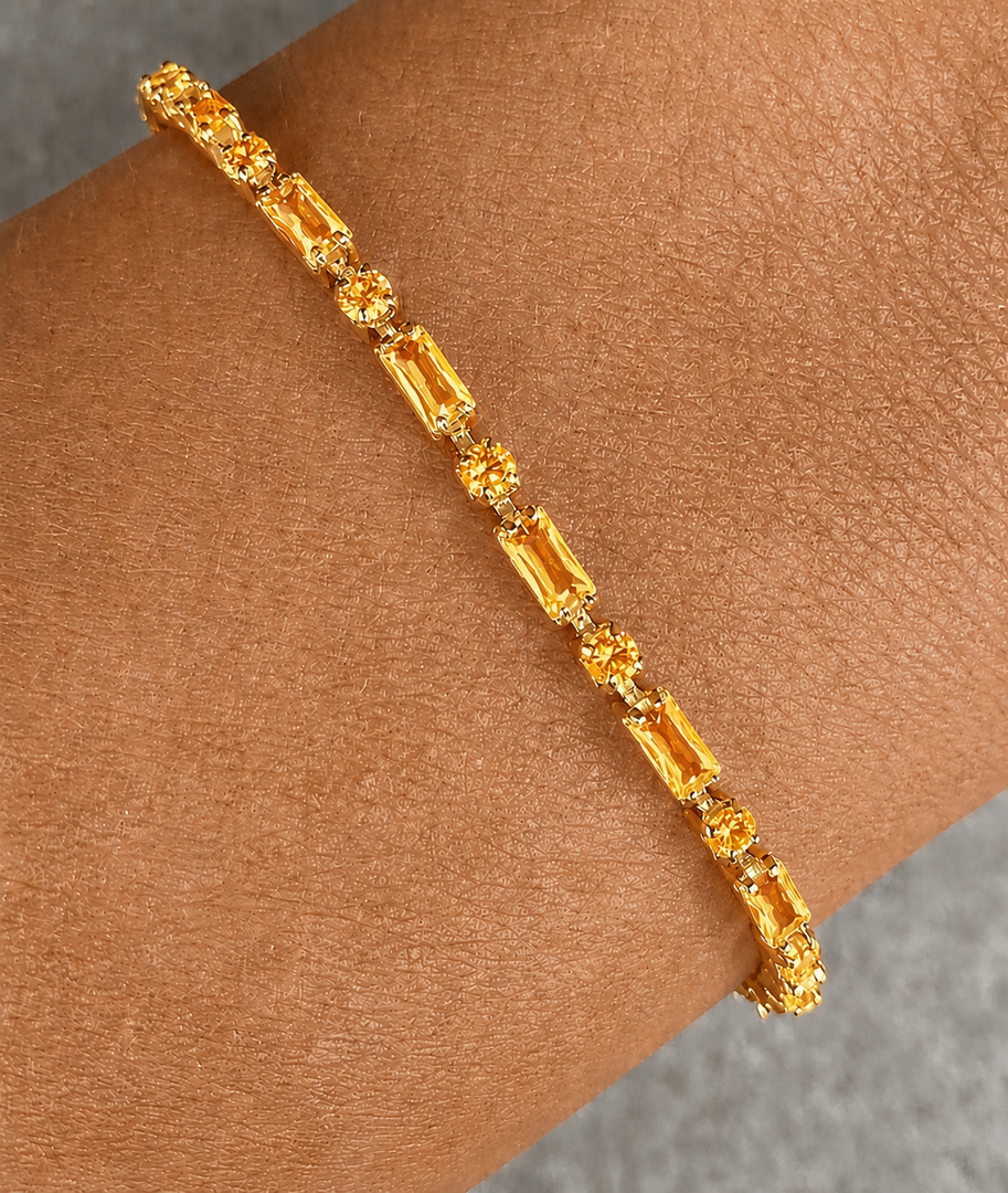 The Jean London Tennis Bracelet | Citrine