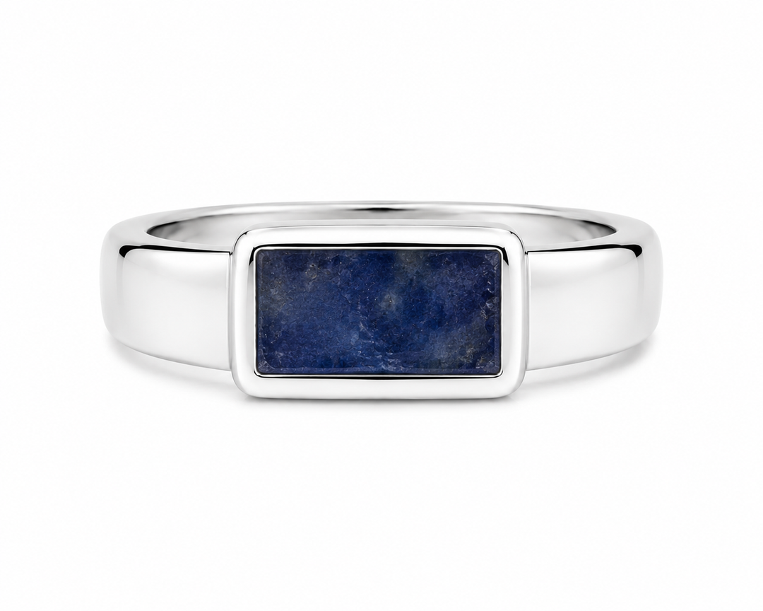 Marcella Ring | Rough Blue Sapphire