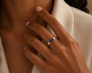 Marcella Ring | Rough Blue Sapphire