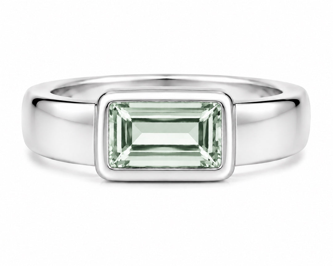 Marcella Ring | Green Amethyst