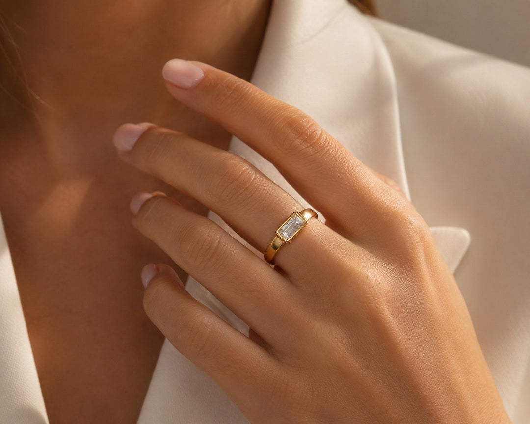 Marcella Ring | White Topaz
