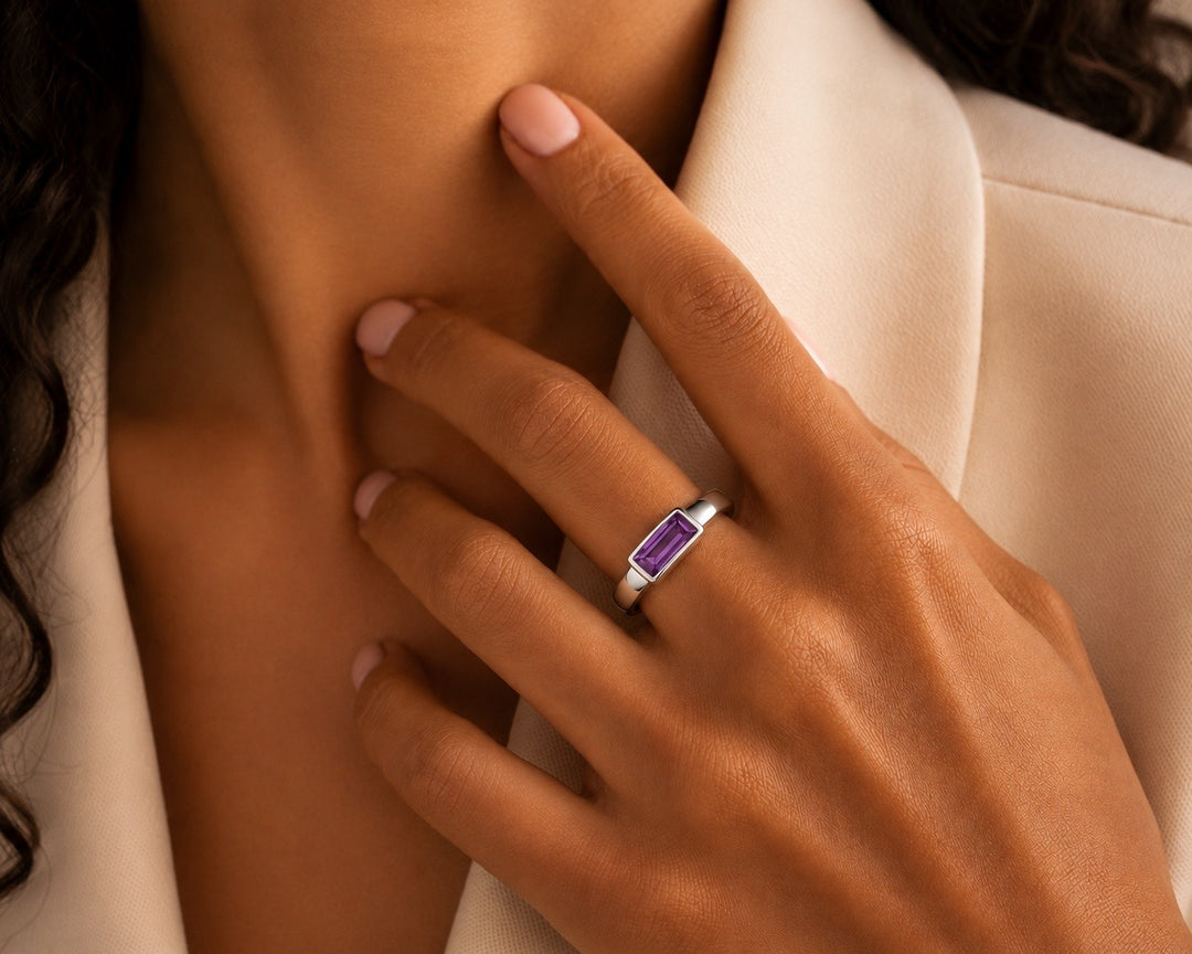 Marcella Ring | Purple Amethyst