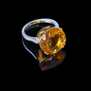 The Jean Ring | Honey Quartz