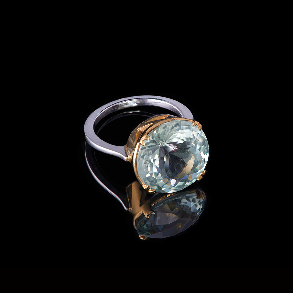 The Jean Ring | Green Amethyst