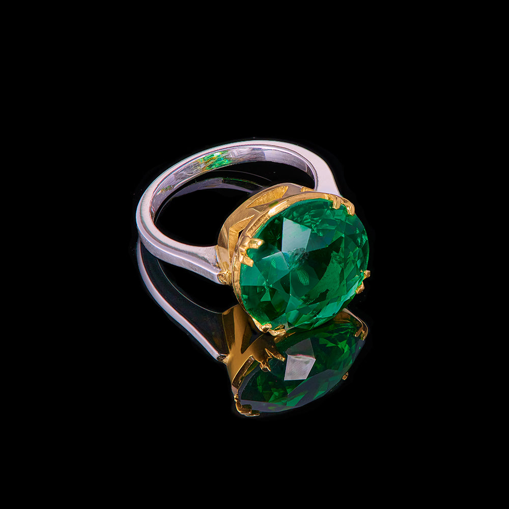 The Jean Ring | Green Quartz