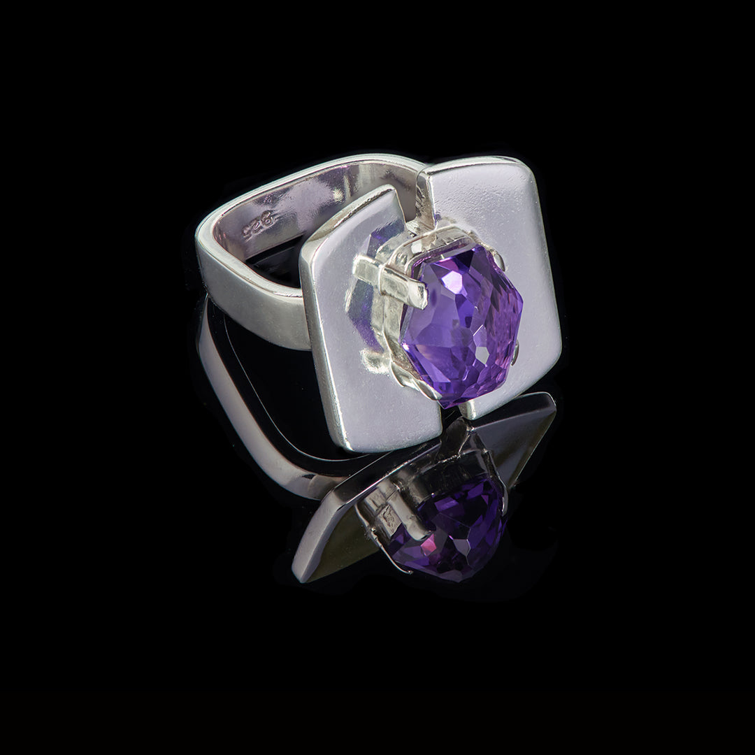 The Beatrice Ring | Purple Amethyst
