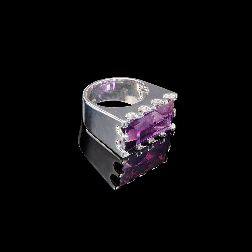 The Lina Ring | Purple Amethyst