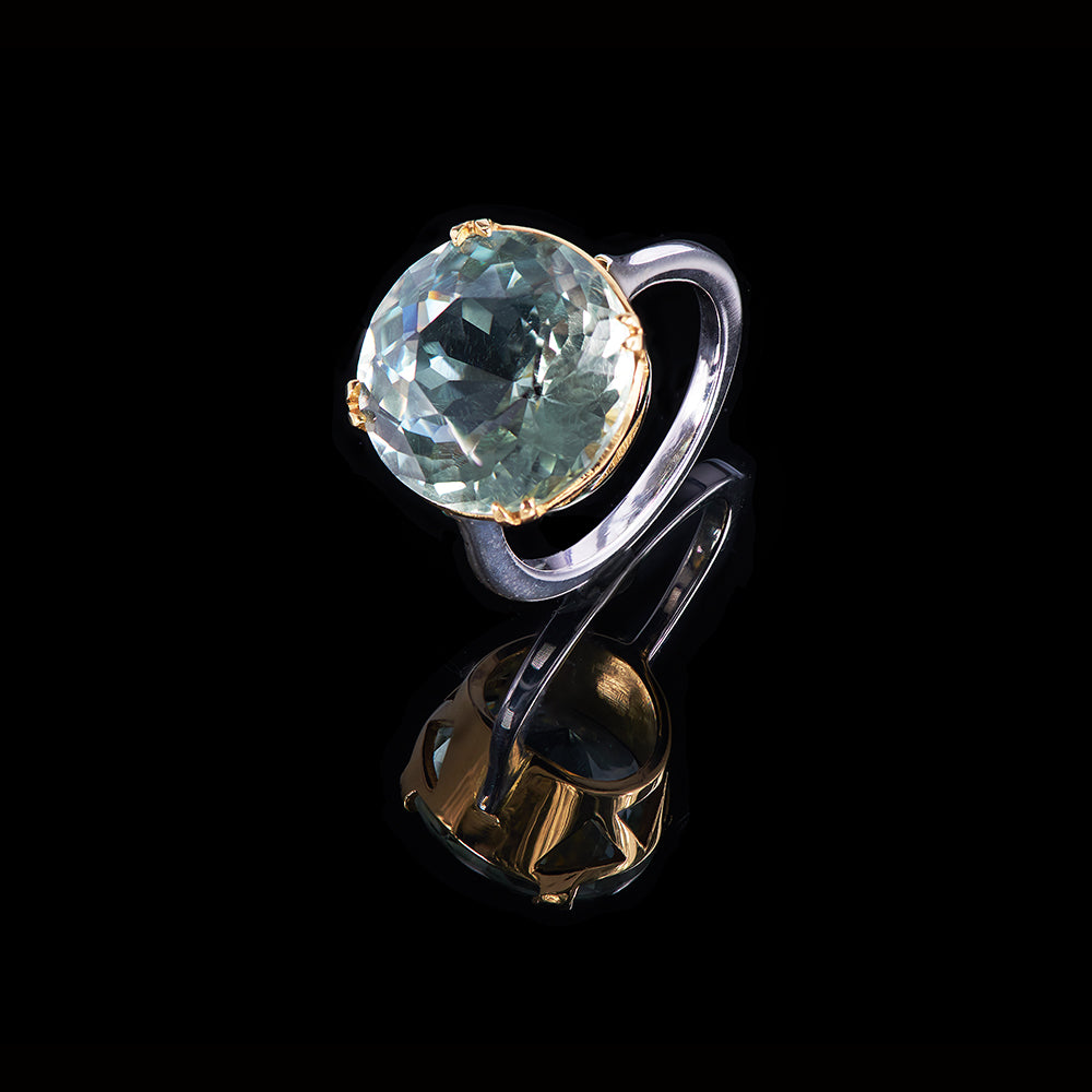 The Jean Ring | Green Amethyst