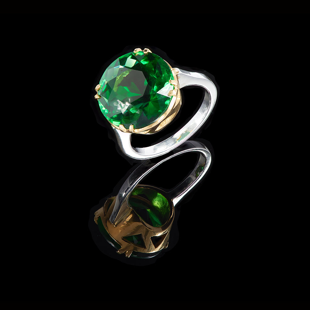 The Jean Ring | Green Quartz
