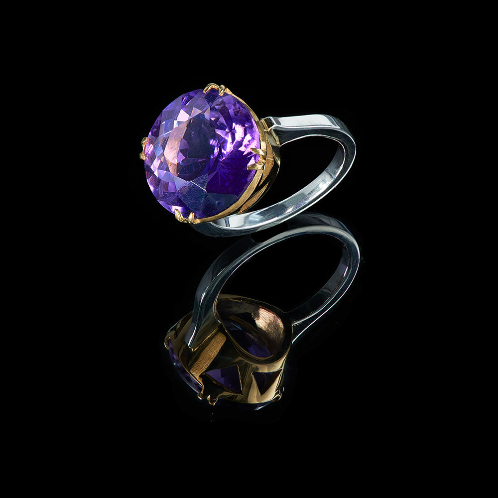 The Jean Ring | Purple Amethyst