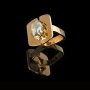 The Beatrice Ring | Green Amethyst