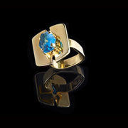 The Beatrice Ring | Blue Topaz