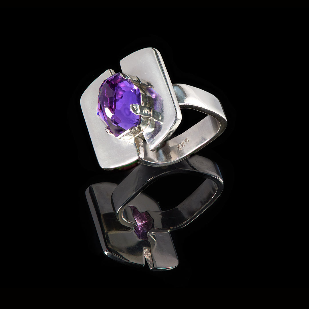 The Beatrice Ring | Purple Amethyst